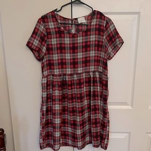 🖤Plaid Babydoll Dress❤️